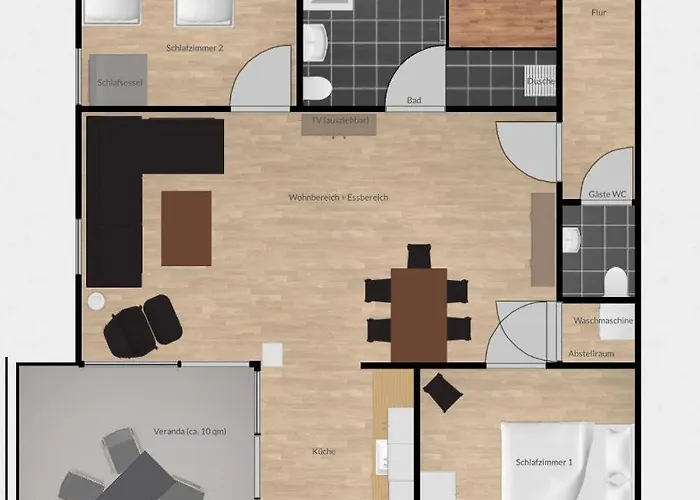 Sonnengarten 4 - Sonnenveranda Lägenhet